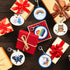 INFUNLY 6 Stamped Cross Stitch Kits for Animal Pattern DIY Embroidery Kits for Beginners with Instruction for Christmas Backpack Charms, Ornaments...
