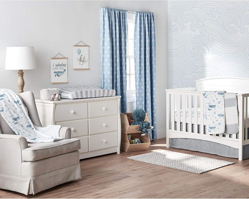 Lush Decor Baby Seaside Sherpa Blanket, Blue 30" x 40"...