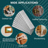 Toicann18 Gauge Galvanized Brad Nails(2",1-1/2",1-1/4",1",5/8") 18 GA Universal Nail Gun Nails for Pneumatic, Electric Brad Nailer (5000)...
