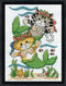 Design Works Crafts Inc. Mer-Cats Counted Cross Stitch Kit, Multi...