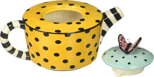 Lady Lux Tea Pot With Butterfly...