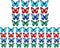 Butterfly Window Clings (36 pcs), Large Decals for Glass, Blue, Red, Orange, Teal, Anti Collision, Decorative, Reusable, Fade Resistant, Indoor Us...