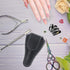 Scissors Safety Sheath Bag, Cuticle Scissors Cover Protector, PU Leather Sewing Scissor Sheath, Portable Storage Holder Holster Organizer for Hair...