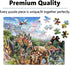 LELEMON Puzzles for Kids Ages 4-8,Tyrannosaurus 100 Piece Puzzles for Kids,Educational Kids Puzzles Ages 6-8 Jigsaw Puzzles in a Metal Box,Dinosau...