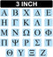 Greek Alphabet Letters Stencil Kit - Reuasable - 3 Inch - Paint Your Own Custom Sign - 24 Letters...
