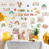 Boho Rainbow Classroom Decor Rainbow Bulletin Board Set Rainbow Clouds Star Heart Bulletin Board Boho Birthday Party Cutouts Motivational Rainbow ...