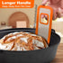 Sourdough Silicone Bread Sling -Oval and Round Non-Stick & Easy Clean Silicone Bread Mat for Dutch Oven. Reusable With Extra Long Handles Silicone...