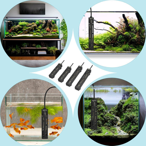 Fish Tank Heater,Aquarium Heater,25W Aquarium Betta Heater for 1-6 Gallon with LED Temperature Display (25W)...