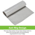 Nourished Essentials Refrigerator Liners - Set of 8 Non-Slip Fridge Liner Easy to Clean and Reusable - Moisture-Absorbing Refrigerator Mats to Kee...