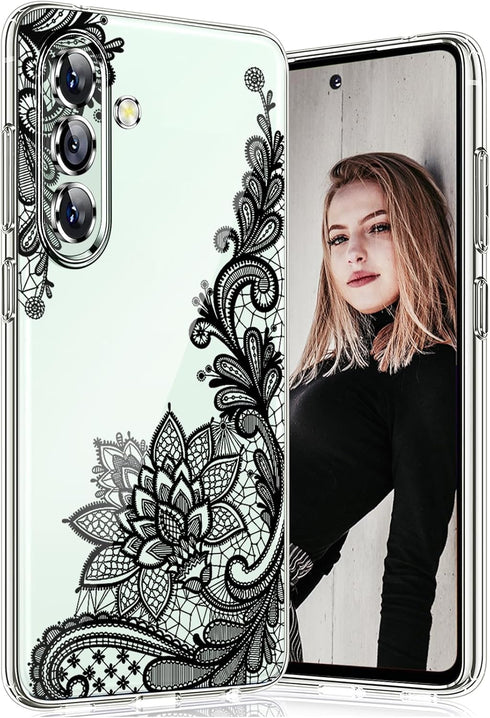 Galaxy S23 FE Phone Case for Samsung S23 FE 5G Case Clear Cute Slim Thin for Women Soft Flexible Silicone TPU Cover for Samsung Galaxy S23 FE Case...