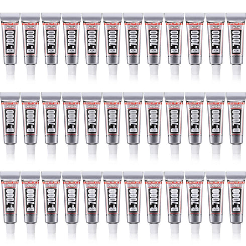 40 Pieces B-7000 Adhesive Multi-Function Glues Paste Adhesive in 3ml for DIY Craft Glass, Wooden, Manicure, Jewelry Making Supplies...