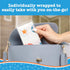 Toilet Seat Covers Disposable (6 Pack, Sports) - XL Waterproof Toilet Cover for Toddlers, Kids & Adults - Portable & Individually Wrapped for Trav...