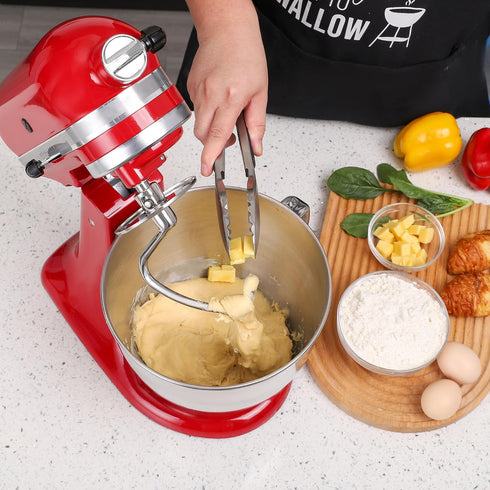 Stainless Steel Dough Hook for KitchenAid 4.5-5 Quart Tilt-Head Stand Mixer, Versatile, Spiral Design, Corrosion Resistant...