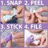 Baby Nails™ - The Wearable Baby Nail File I Mixed Pack with Scissors...