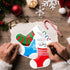Christmas Bulletin Board Set Christmas Tree Fireplace Bulletin Board Decorations XMAS Holiday Board Classroom Decoration Cutouts for Calendars Bul...