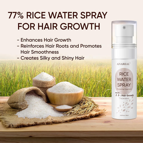 Rice Water for Hair Growth, Hair Growth Serum Women, Rice Water, Rice Water Spray, Rice Water for Hair, Rice Water Spray that can be used with Ric...