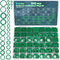 595 Pcs Air Conditioning O Ring Kit,36 Size Seal Rubber O-Rings Assortment Set for Compressor Automotive A/C Plumbing Repair ID:3-22mm (Green)...