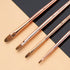 Royal & Langnickel Crafter's Choice Pro Synthetic Sable Filbert Craft Brush Set, 4pc...