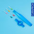 Curaprox Interdental Brushes Prime Start Mixed Set, CPS 06 + CPS 07 + CPS 08 + CPS 09 + CPS 11 + UHS 409 Brush Holder + UHS 470 Brush Holder, Blue...