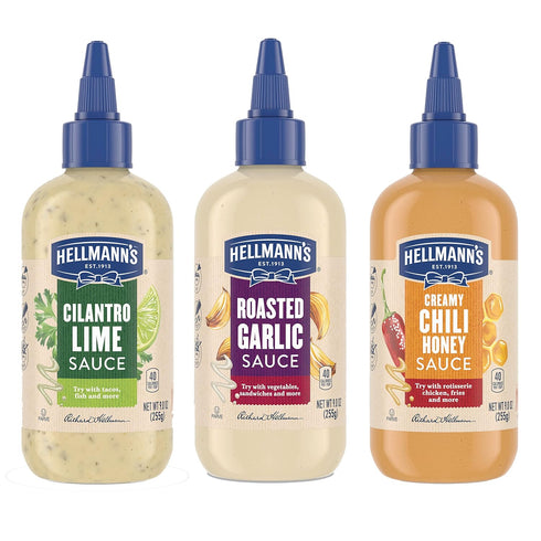 Hellmann's Drizzle Sauce for an exciting Condiment, Dip, Drizzle and Dress Mixed, Gluten Free, Dairy Free, No Artificial Flavors, No High-Fructose...