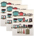 DII Swedish Dishcloths for Kitchen & Cleaning, Reusable, Machine Washable & Dishwasher Safe, Biodegradable, 7.75 x 6.75, Utensils, 3 Piece...