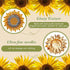 Junkin 6 Pcs Sunflower Brooch Pins Rhinestones Crystal Brooches Gold Pins for Hats Elegant Crystal Brooch Pins for Women Vintage Bee Pin...