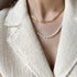 JINEAR Super Thin Herringbone Gold Choker Necklaces for Women, 14K Gold Filled Necklace Five Layer Cute Snake Chain Necklace Handmade Layered Gold...