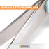 Achieva 8" Titanium Scissors, Black, 4PK (94108)...