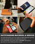 SHIELDON Case for iPhone 12/12 Pro 5G, Genuine Leather Wallet Case Magnetic RFID Blocking Credit Card Holder Kickstand Shockproof Cover Compatible...
