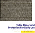 Sweet Home Collection 100% Cotton Placemats for Dining Room Rectangle Two Tone Woven Fabric 13" x 19" Soft Durable Table Mat Set, Set of 6, Chocol...