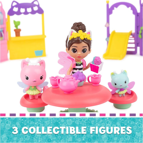 Gabby’s Dollhouse, Kitty Fairy Garden Party, 18-Piece Playset with 3 Toy Figures, Surprise Toys & Dollhouse Accessories, Kids Toys for Girls & Boy...