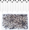 Sunenlyst Sewing Pins, 500 Pcs Straight Pins Ball Glass Head Pins with 1.5 Inch,Quilting Sewing Pins for Fabric, Black Pins for Jewelry DIY, Craft...