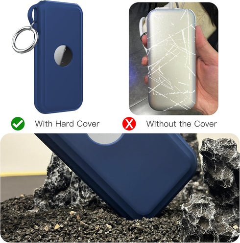 DamonLight Protective case for Apple Vision Pro Battery, Anti-Scratch Silicone Cable-Holder for Power Bank Acceeessoriees (Blue)......