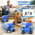 TOY Life Rechargeable Remote Control Robot Toys with Auto-Demonstration, Music & LED Eyes. Walkie Talkie Robot Toys for Kids 7 8 12, Kids Robot To...