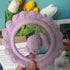 Purple Car Mirror Hanging Accessories,Crochet Flower Hanging Ornament for Women,Rear View Hanging Accessories,Bellflower Hand Knitted Car Hanging ...