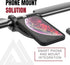 KOM Cycling Edge Universal Phone Adapter Attach Your Smartphone to Any Bike Mount - Quarter Turn Phone Mount Adhesive Adapter...