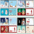 8 Packs Diamond Painting Christmas Cards by Numbers - Christmas Tree, Santa Claus, New Year Greeting Card, Stickers & Gifts...