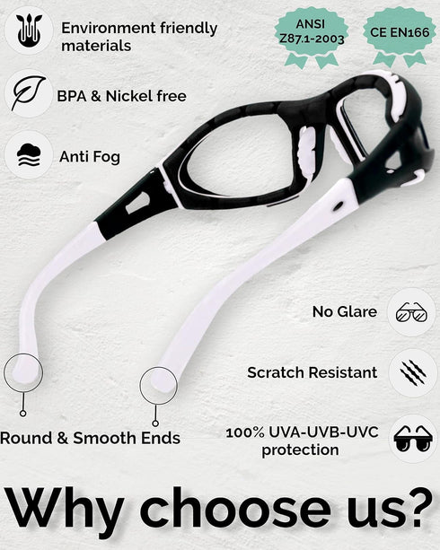 Onion Goggles - Kitchen Grilling Glasses for Chopping, Cutting & Cooking, Anti Fog Anti Scratch...