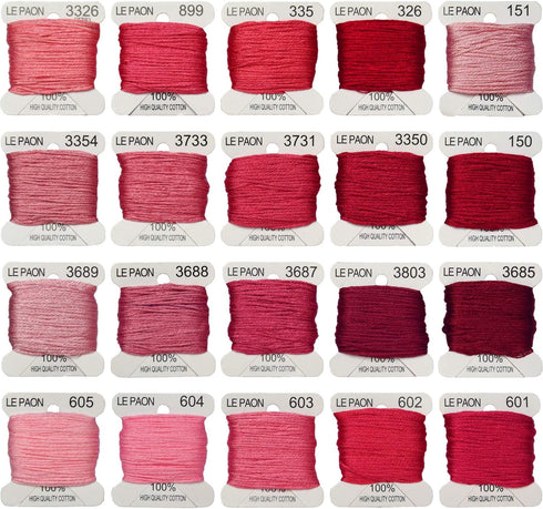 Premium Rainbow Color Embroidery Floss bobbins - Cross Stitch Threads - Friendship Bracelets Floss - Crafts Floss - 20 Bobbins Per Pack Embroidery...