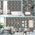 WAPANE 3D Brick Peel and Stick Wallpaper, 3D Wall Panels Self Adhesive, Removable Wallpaper Waterproof PE Foam Paintable,for Bedroom/Living Room/K...