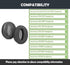 Earpads Replacement Cushions Compatible with Sennheiser HD4.50/HD4.50BT/HD 4.50BTNC/HD4.50SE/HD4.40BT/HD4.30G/HD4.20S/HD458BT/HD450/HD 450BT/HD400...