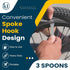 3 Pcs Bicycle Tire Iron Spoons Changing Tire Bike Levers Tire Repair Tool Kit - Bike Tire Changer Remove Tyre Heavy Duty Small Metal Steel Bars...