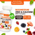 Magnesium Calcium Zinc with Vitamin D3 & K2 Gummies, Multivitamin for Women and Men, Bone Strength & Muscle Function, Extra Absorption Formula, 30...