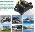 LENKRAD 140 Amp Marine Circuit Breaker Resettable 140A with Manual Reset Switch Button for Boat, Trolling, RV, Yacht, 12V - 48V DC, Waterproof, Su...