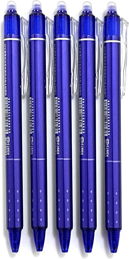 sencoo 12 pack Erasable Blue Gel Pens Retractable Erasable Blue Ink Rollerball Pens Students Stationery Office Pens School Prize Girl Gift Pens...