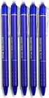 sencoo 12 pack Erasable Blue Gel Pens Retractable Erasable Blue Ink Rollerball Pens Students Stationery Office Pens School Prize Girl Gift Pens...