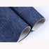 Jeans Fabric Texture Faux Leahter Sheets Solid Leather Fabric Sheets 12"x 53” (30cm x 135cm) Inch Large Size for Pad Cellphone Case Leather Earrin...