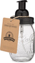 Jarmazing Products Mason Jar Foaming Soap Dispenser - Black - with 16 Ounce Ball Mason Jar - One Pack!...