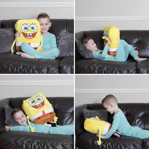 Spongebob Kids Bedding Super Soft Plush Cuddle Pillow Buddy, One Size, By Franco...