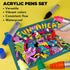 Jumbo Acrylic Paint Markers Pen,15mm Felt Tip Markers Water Based Paint Pens For Wood, Rock,Plastic and Almost All Solid Surfaces,Black Paint Pen ...